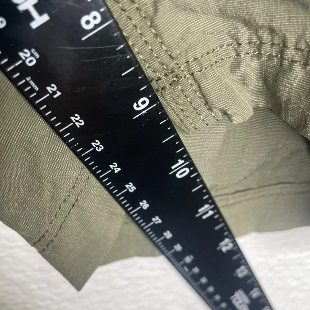 The North Face Mens Horizon Cargo Shorts Olive Green Ripstop Hiking Size 30